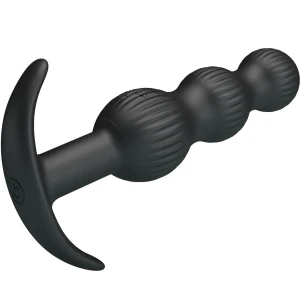 PRETTY LOVE - VIBRADOR ANAL SIDNEY 10 VIBRAÃÃES PRETO
